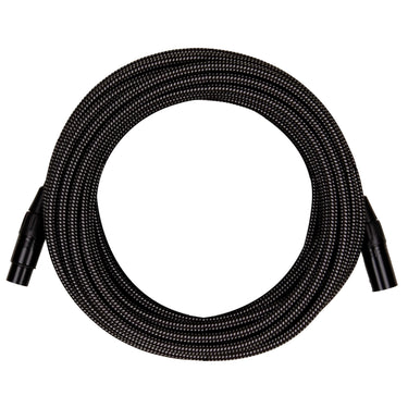 Cable Pig Hog Phm30bkw-i Para Microfono Black-white 9m Xlr-xlr